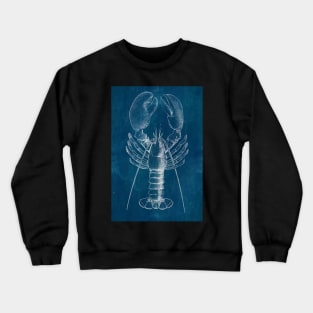 Lobster Blueprint Crewneck Sweatshirt